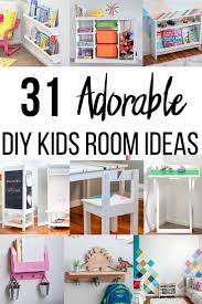 31 Adorable Diy Kids Room Ideas You Need To See Diy Kids Room Decor Kids Rooms Diy Kids Room Furniture