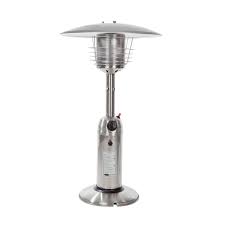 Apply several drops of solution where regulator connects to cylinder. Fire Sense 10 000 Btu Stainless Steel Tabletop Propane Gas Patio Heater 60262 The Home Depot