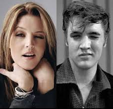 Elvis Presley and Lisa Marie Presley same looks lovely ❤️
