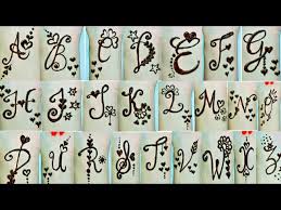 How do i use this english book of words a to z? All Alphabets Tattoo Mehndi Design A To Z Letter Tattoo Design Dollyarts Youtube