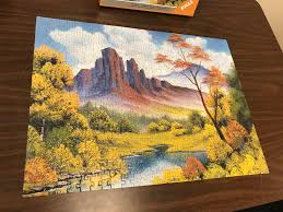 Bob ross puzzle 500 pc 18 x 24. Bob Ross S The Joy Of Puzzling Fall 500 Pieces Jigsawpuzzles