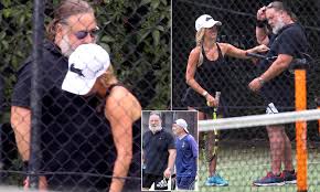 Find lloyd harris stock photos in hd and millions of other editorial images in the shutterstock collection. Russell Crowe 56 And His New Girlfriend Britney Theriot 30 Enjoy A Game Of Tennis Daily Mail Online