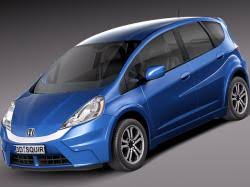 Of unusual height it enabled four adults to fit comfortably in the very short city (under 3.4 m or 11.2 ft). Honda Fit Ev 2015 3d Models Stlfinder