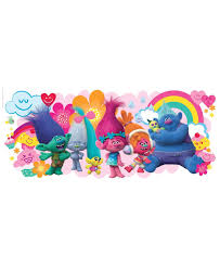 York Wallcoverings Trolls Movie Peel And Stick Giant Wall Decals Reviews All Wall Decor Home Decor Macy S In 2020 Roommate Decor Wall Decals Trolls Movie
