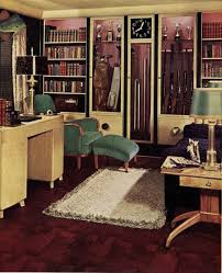 21 Early 1940s Interior Designs By Hazel Del Brown Of Armstrong Floors Cheap Interior Wall Paneling Interior Design Retro Interior Design