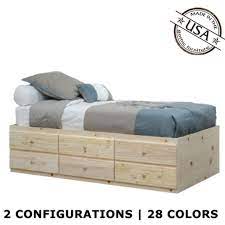 It gives any room a spark of style that's both modern and timeless. Extra Long Twin Storage Bed Pine Wood Gothic Furniture