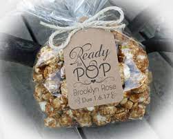 Ready To Pop Baby Shower Favor Kits 3 Tag Colors Popcorn Favor 25 100 Diy Bags Favor Tags W Ribbo Baby Shower Favors Diy Baby Shower Candles Pop Baby Showers