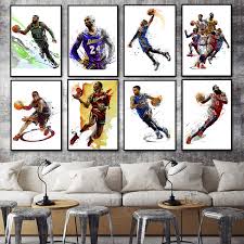 Porsche art in art posters. Kobe Bryant Michael Jordan Lebron James Allen Iverson Art Poster Canvas Painting Wall Picture Home Decor Posters And Prints Buy At The Price Of 2 72 In Aliexpress Com Imall Com