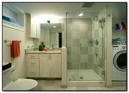 In fact, some of the most popular basement bathroom layout ideas include a laundry area. Basement Shower Ideas Basement Bathroom Laundry Room Ideas Basement Laundry Room Remodel Laundry In Bathroom Basement Laundry Room