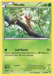 Related cards weedle 1 chilling reign. Weedle Xy Tcg Card Database Pokemon Com