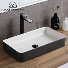 bathroom sinks ceramic vessel basin