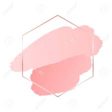 Spill some confetti on the tablecloth, fabulous! Abstract Pink Brush Background With Hexagon Geometric Frame Rose Royalty Free Cliparts Vectors And Stock Illustration Image 117104597