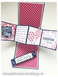 Stampin Up Blog Und Produkte Bei Stempelwiese De Popup Karten Basteln Geburtstag Pop Up Karte Basteln Karte Basteln Geburtstag