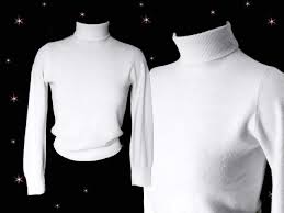 Vintage White Orlon Turtleneck Soft Cozy Knit Sweater 60s Classic Plain Turtle Neck Pullover Womens Medium Jumper Cozy Knit Sweater Turtle Neck New Outfits