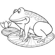 coloriage grenouille nenuphar a imprimer gratuit ranas dibujos para colorear licorne