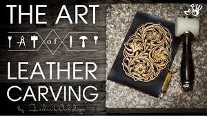 Tooling, stamping & carving leather. The Art Of Leather Carving By Fischer Workshops Hd Youtube