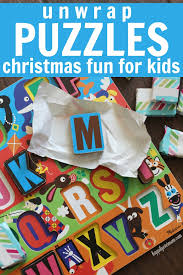 While artwork, piece size, and. Fun Christmas Toddler Activity Wrapping Paper Puzzles Happily Ever Mom