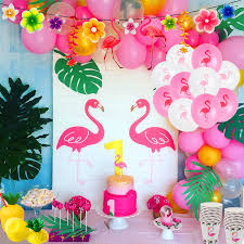For businesses, they help create a fun tropical theme that will set your organization apart from the competition. Hanging Flamingo Pineapple Banner Tropical Summer Party Decoration Birthday Luau Beach Pool Hawaiian Flamingle Theme Party Decor Buy At The Price Of 1 16 In Aliexpress Com Imall Com