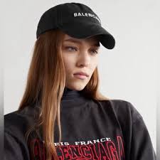 Balenciaga Archetype Logo Cap Hat Black in L (58 cm) Made in Italy,  Low-Profile