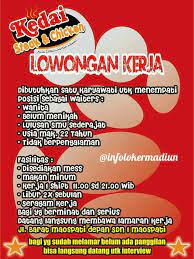 Maybe you would like to learn more about one of these? Info Loker Madiun Lowongan Kerja Magetan Maret 2020 Kedai Steak Chicken Jl Barat Maospati Depan Sdn 1 Maospati Magetan Posisi Karyawati Hijab Tempo