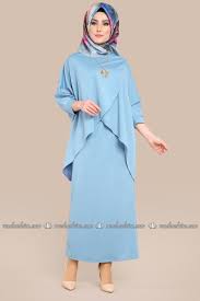 Yarasakol Uclu Kombin Mdp5075 Bebe Mavi Islami Giyim Elbise Moda