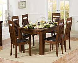 Browse our wide range of stylish dining chairs available in a variety of materials, styles and colours, and discover the perfect set of dining chairs for. Normandy 150cm Dark Solid Oak Extending Dining Table With Monaco Chairs Dark Oak