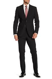 14th Union Solid Two Button Notch Lapel Extra Trim Fit Suit Nordstrom Rack