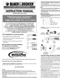 If looking through the black & decker cto800 user manual directly on this website is not convenient for you, there are two possible solutions for service, repair or any questions regarding your appliance, call the appropriate 800 number on cover of this book. Black Decker Vp720 Instruction Manual Manualzz