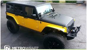 Play our newest game called yellow jeep wrangler off road. Powerful Black Yellow Jeep Wrangler By Metro Wrapz