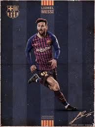 Lionel andrés messi cuccittini, испанское произношение: Fc Barcelona Messi Vintage Art Print Buy At Europosters