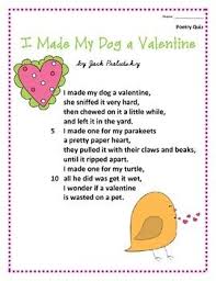 Valentine S Day Poem And Quiz I Made My Dog A Valentine Poem Titles Valentines Day Poems Valentines Poems