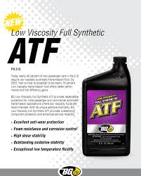 New Bg Low Viscosity Atf Offers Better Mpg And Performance