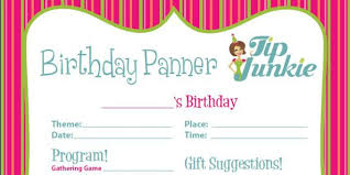 Learn all the benefits, get tips on the best quinceanera program wording, and even check out some free templates below! Free Birthday Party Planner Printable Editable Tip Junkie