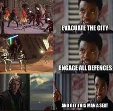 Tchalla To Star Wars Star Wars Humor Star Wars Memes Star Wars Jokes