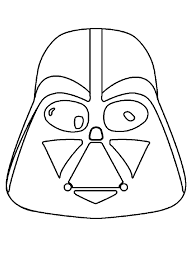 Après le maître, c'est à la création de souhaiter un bon anniversaire. Coloriage Masque Starwars Sur Hugolescargot Com