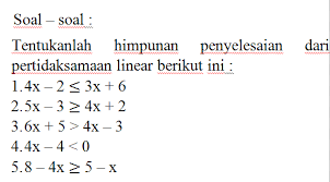 Contoh soal pertidaksamaan linear dua variabel kelas 11 brainly contoh soal pertidaksamaan linear dua variabel Kumpulan Soal Dan Pembahasan Pertidaksamaan Linear