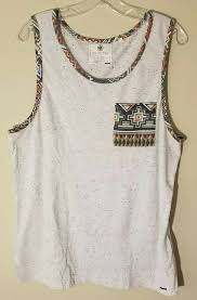 On The Byas Mens Tank Size Large With Pocket Design