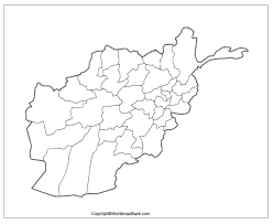 Took me almost a full minute to realize that australia and new zealand were missing from my map. Printable Blank Map Of Afghanistan Outline Transparent Png Map