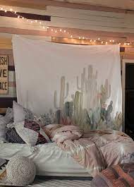 Flash Sale Pastel Cactus Bohemian Wall Tapestry Home Decor Bedroom Bedroom Diy Bohemian Wall Tapestry