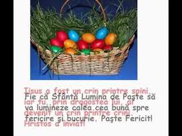 Cozonac,oul inrosit si un paste ► felicitari, mesaje de pasti 3. Mesaje De Paste Urari Sms Uri De Paste Youtube