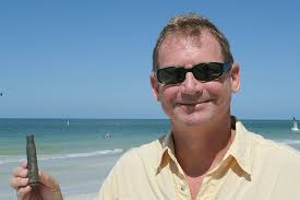 He finds bullet casings by the seashore