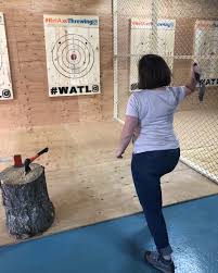 How to throw an axe one handed. Axe Throwing In Manchester Not Just For Lumberjacks Anymore Manchester Ink Link