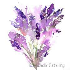 Lavender Dreams Watercolor Print Lavender Lavender Painting Lavender Art Abstract Flower Watercolor Abstract Art Nature Watercolor Watercolor Flowers Flower Art Abstract Watercolor