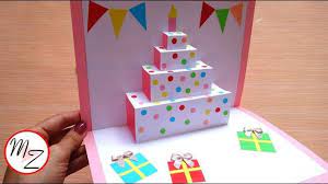 Cards can be made with standard craft supplies like glue and colored construction paper. 32 Beautiful Picture Of How To Make Birthday Cake Pops Entitlementtrap Com Birthday Cards Diy Birthday Card Pop Up Simple Birthday Cards