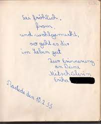 Aus Dem Poesiealbum From Und Wohlgemuht Meikes Bunte Welt