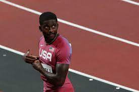 Trayvon bromell of the usa wins in the men's 100m during the muller british grand prix at gateshead international stadium on 13 july 2021 in gateshead, england (getty images). Mtajasxldpryam