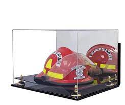 Acrylic Fireman S Helmet Display Case Mirror Display Case Fireman Helmet Acrylic Display Box