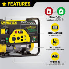 This is our champion signature dual fuel inverter generator powered by a 3.2 kilowatt powerful engine. Buy Champion Power Equipment 100307 4375 3500 Watt Dual Fuel Rv Ready Portable Generator Weather Resistant Storage Cover For 2800 Watt Or Higher Inverter Generators Online In Vietnam B08x2ptph7