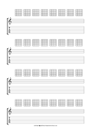 Blank Chord Sheets Google Search Notnaya Tetrad Gitarnye Akkordy Tabulatura