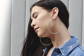 Big round cheap hoop earrings